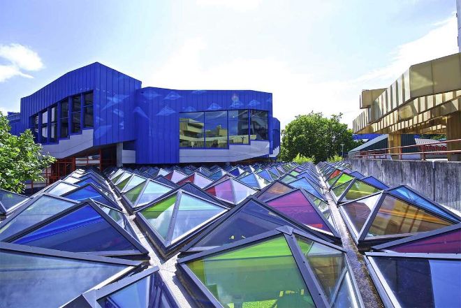 Picture of Konstanz University building with glass roof 